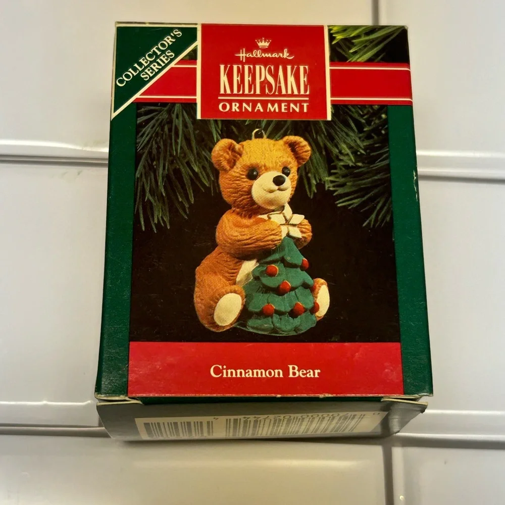 Hallmark Keepsake Porcelain Cinnamon Bear Ornament